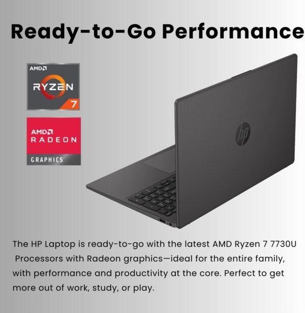 HP 255 G10 15.6" FHD Business Laptop, AMD Ryzen 7 7730U