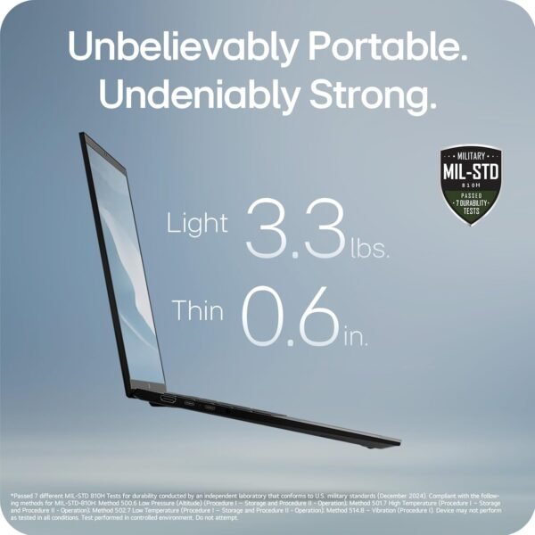 LG gram Pro 17-inch Lightweight Laptop Computer, Intel Evo Edition Powered by Intel Core Ultra9 285H Processor