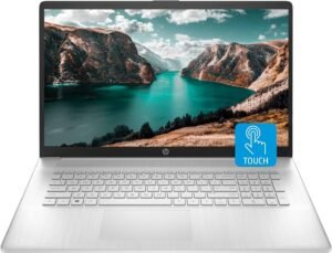 HP 17 Laptop, 17.3" HD+ Touchscreen Display, 12th Gen Intel Core i7-1255U