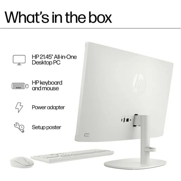 HP 22 Inch All-in-One Desktop Computer Intel Quad Core Processor